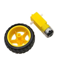 6V 250 RPM Sarı Motor ve Tekerlek Seti