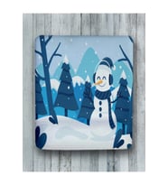 Müziksever Kardan Adam Bilek Destekli Mouse Pad