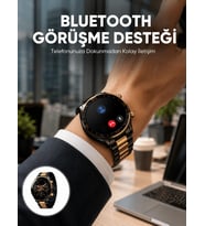 Amoled Ekran Akıllı Saat Uyku Nabız Adım Ölçer Su Geçirmez Yeni Nesil