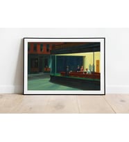 pgzzNM623 Edward Hopper Sanatsal Duvar Dekorasyon Poster 60x90cm.