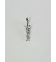 Detaylı Sallantılı Göbek Piercing - Pg0076