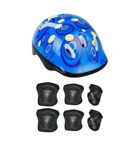 Çocuk Kask,dizlik,dirseklik Ve Bileklik Set Bisiklet Scooter Ve Paten Güvenlik Seti (3-12YAŞ)