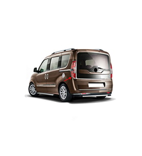 Fiat Doblo Krom Abs Stop Çerçevesi 2 Parça 2015 Üzeri (Gümüş)
