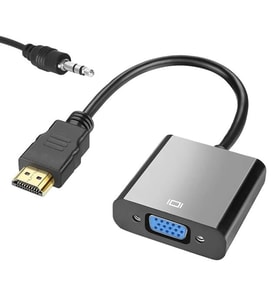 Fully G-537L HDMI To VGA Çevirici Adaptör Ses Çıkışlı