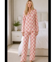 Night Kadın Casual Esnek Bol Pijama Takımı 4672
