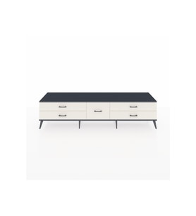 Hyperion TV Ünitesi 5 Çekmeceli  220x44x51 Antrasit-Antrasit/Aytaşı