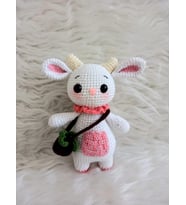 Çiftçi Kuzu Amigurumi Organik Oyuncak