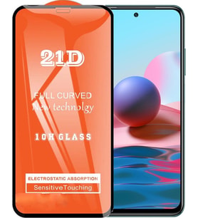 Xiaomi Redmi Note 10 Ekran Koruyucu Tam Kaplayan Kavisli