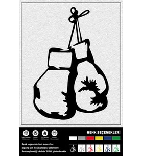 BOKS ELDİVENİ STICKER 15 x 10 cm ERU00081