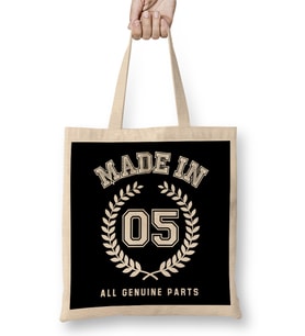 2005 Made In 05 All Genuine Parts Bez Çanta Uzun Saplı