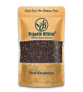 Organik Bitkim Tane Karabiber 500 gr
