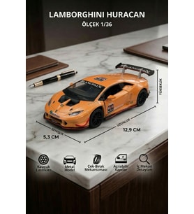 Lamborghini Huracan 1/36 Ölçek Metal Çek Bırak Model Araba