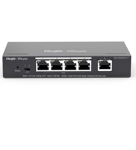 RUIJIE 5port 54w FULL PoE REYEE RG-ES205GC-P GIGABIT Yönetilemez Switch Masaüstü