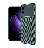 Samsung Galaxy S25 Edge Kılıf Auto Focus Karbon Kapak - Koyu Yeşil