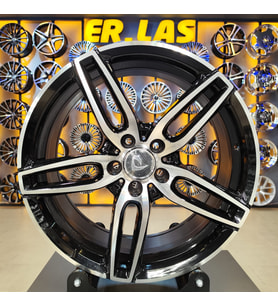 2 Adet BK-5434 8*19 5*112 ET45 66,56 BLACK MACK JANT (Takım)