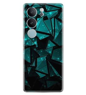 Vivo V29 Kılıf Desenli Silikon Green Prizmas 1348