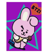 Baby Bt21 Kurabiye Tablo Ahşap Poster Dekoratif Kod3025
