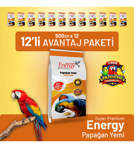 Papağan Yemi 500 g - 12 Adet