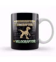 Distanceraptor Timeraptor Velociraptor Pun Kupa Bardak Porselen