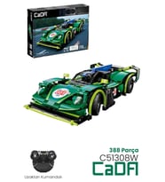 Cada Uzaktan Kumandalı Emerald Spor Araba (388 Parça) Oyuncak Yapım Seti Blok Araba FF-C51308W