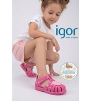 İgor Tobby Gloss Love Çocuk Sandalet Fuşya