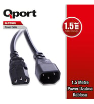 Qport Q-Powu 1.5Mt Power Uzatma Kablo