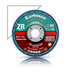Karbosan 115x22x40 Kum Flap Disk ZR-KARBOSAN 983450