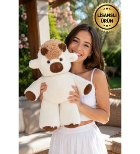 Sevimli Koşan Peluş İnek - Sallandığında Koşan Peluş Oyuncak - Türkiye'de İlk Yerli Üretim