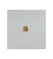 Cerrahi Çelik Gold Taşlı Küpe Tragus Helix Kıkırdak Piercing