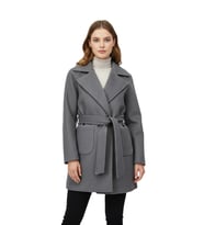 Kadın Kaşe Kaşe Kaban BGL-ST05042 (Gri)