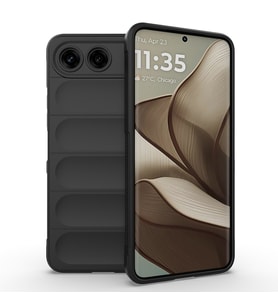 Lexroo Tecno Spark 40 5G Kılıf Esnek TPU Oyuklu Arka Yüzey Tasarımlı Etnik Silikon Kılıf - Siyah