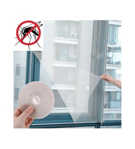 hagiki Pencere Sinekliği Tül Perde Cırt Bantlı Kolay Kurulum Sineklik 75X125 cm Tek Kanat (1 Adet)