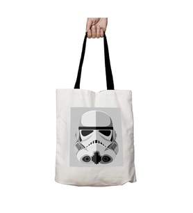 Siyah Kulplu Star Wars Stormtrooper Episode IV A New Hope Yıkanabilir Okul Omuz Çanta