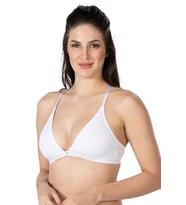 BEYAZ MI Emay 1416 Modal Cotton Önden Açmalı Sporcu Sütyen