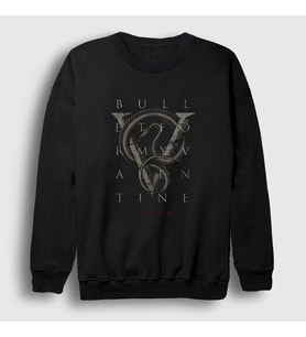 Presmono Unisex Siyah Venom Bullet For My Valentine Sweatshirt 23516tt