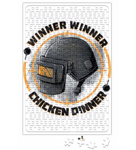 Pubg Chicken Dinner Puzzle 240 Parça Yapboz
