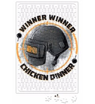 Pubg Chicken Dinner Puzzle 240 Parça Yapboz