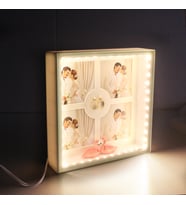 AION CASA Fotoğraf Baskısı Dahil 3D LED'li Kuğu Fotoğraf Çerçevesi