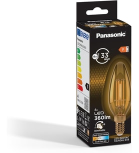 Panasonic E14 Dim Edilebilir Filaman Lamba 4W 360LM 2000K Gold