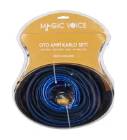 Magicvoice Mv-6189 4Ga Oto Amfi - Anfi Kablo Seti 120A Sigorta Dahil