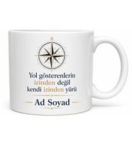 İsme Özel Lider Yazılı Baskılı Kupa Bardak Hediye
