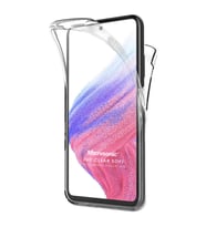 Microsonic Samsung Galaxy A53 5G Kılıf 6 Tarafı Tam Full Koruma 360 Clear Soft Şeffaf (Renksiz)
