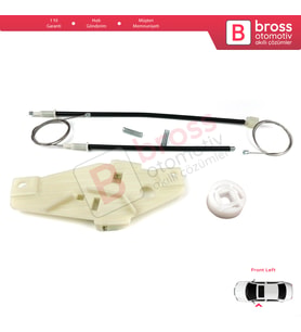 Toyota Corolla E10 AE100 E100 1991-1999 3/4/5 Kapı 6980212140 İçin Ön Sol Cam Kriko Tamir Seti
