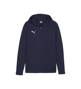 Puma Teamfinal Casuals Hooded Erkek Futbol Ceketi 65852806 Lacivert