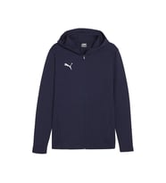 Puma Teamfinal Casuals Hooded Erkek Futbol Ceketi 65852806 Lacivert