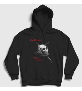 Presmono Unisex Siyah Epicus Candlemass Kapüşonlu Sweatshirt 438270tt