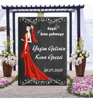 Pano Kına Gecesi Kına Malzemesi
