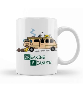 Breaking Bad Breaking Peanuts Kupa Bardak Porselen