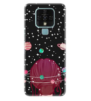 Tecno Camon 16 18P Pova Pova 3 Pova Neo Kılıf Desemli Silikon Space Woman 1311