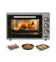 Akel AF340L 34lt Gri Mini/Midi Fırın, Aydınlatmalı, Zaman Ayarlı, Izgara & Fırın, 2 Tepsi 1 Tel Izgara